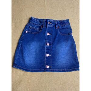 Girls Cat and Jack Denim Skirt Size Small 6/6X